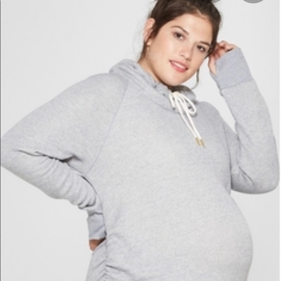 Isabel Maternity by Ingrid & Isabel Tops - NWT Ingrid & Isabel cowl neck gray tunic top warm long sleeves knit